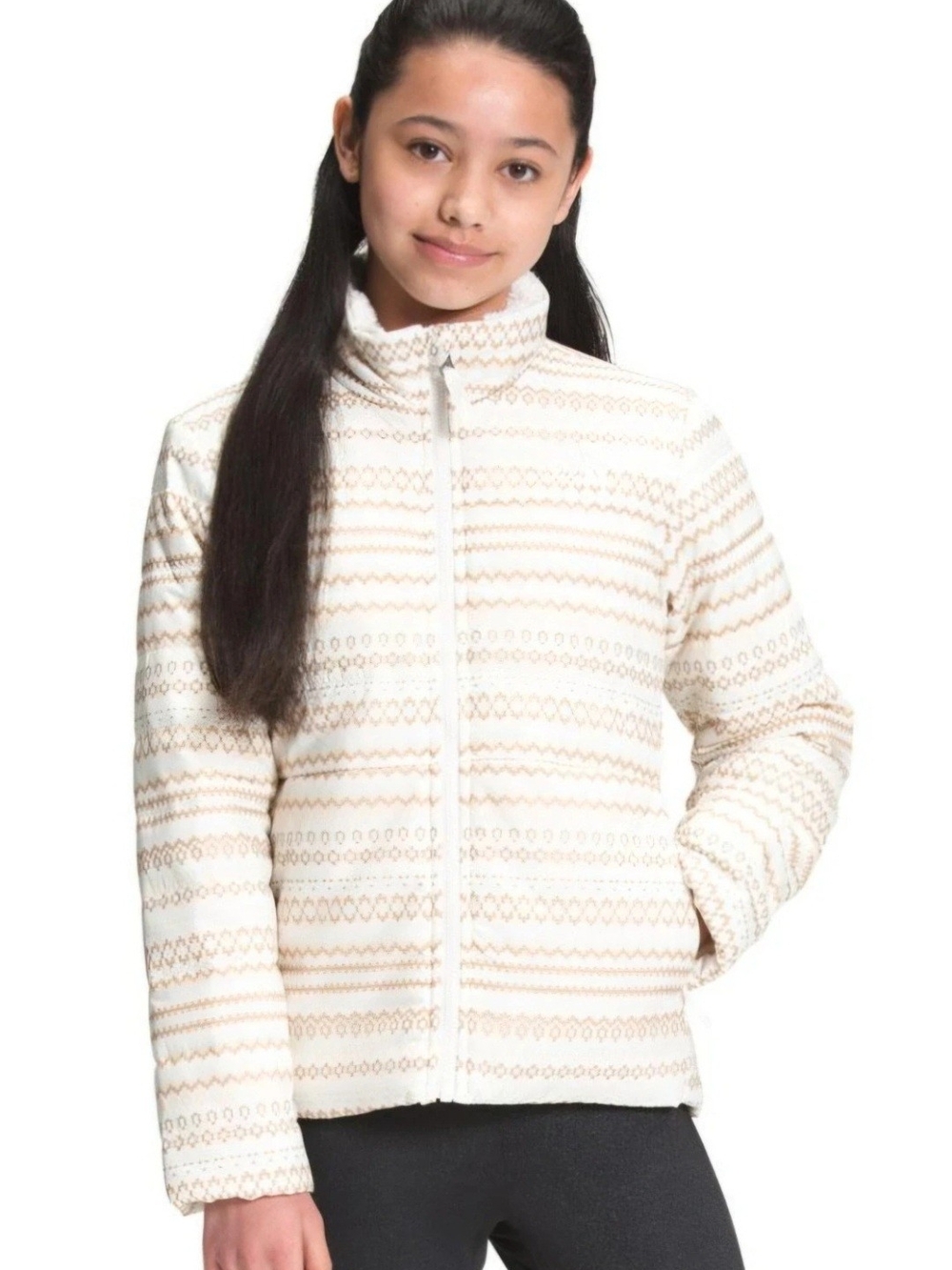 The North Face Girls' L (14/16) Reversible Mossbud Swirl Jacket (Fits Women's XS